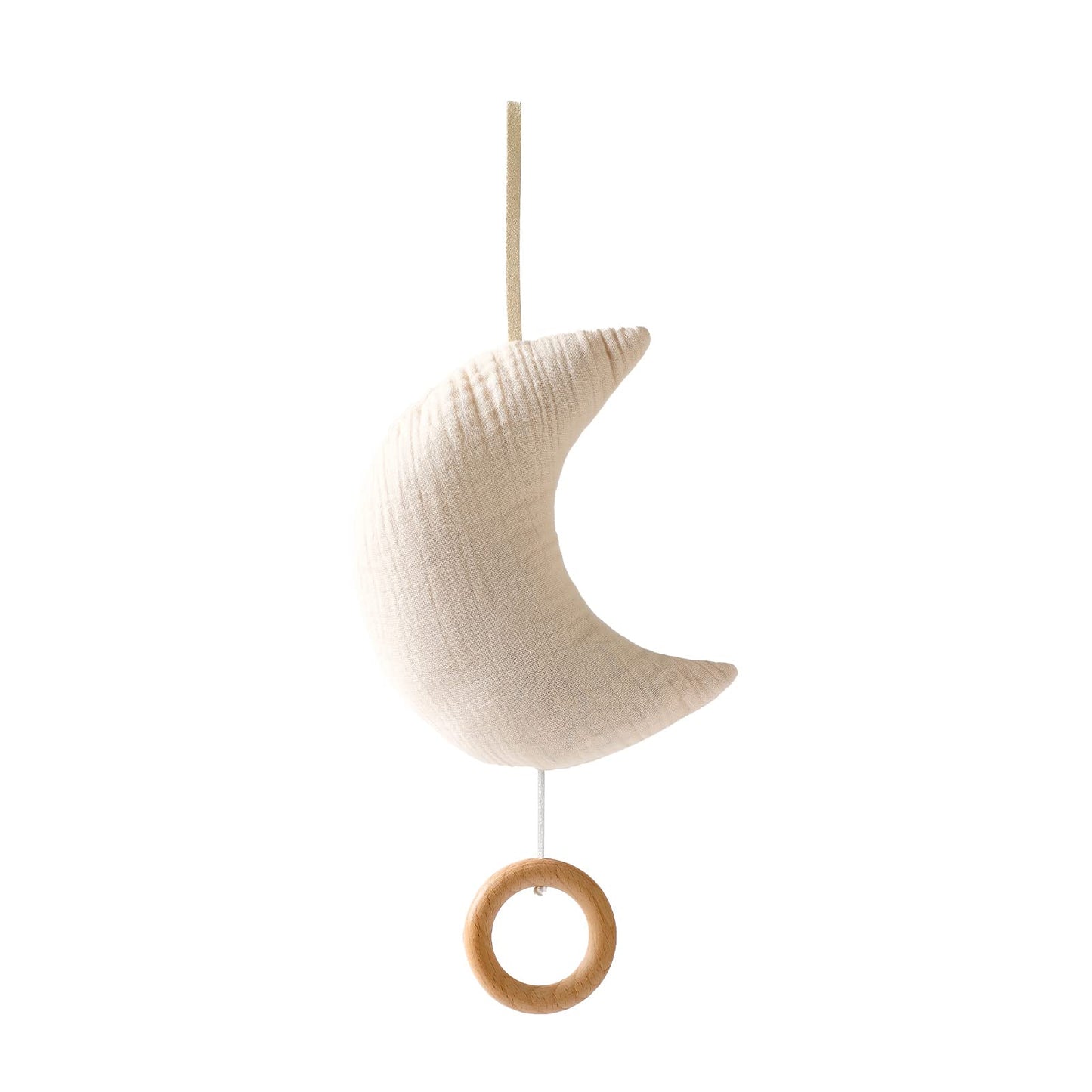 Baby Crib Mobile for Boys Girls| Boho Nursery Mobile| Gender Neutral Hand-Crocheted Mobile| Ceiling Mobile - Stars, Clouds, Moon