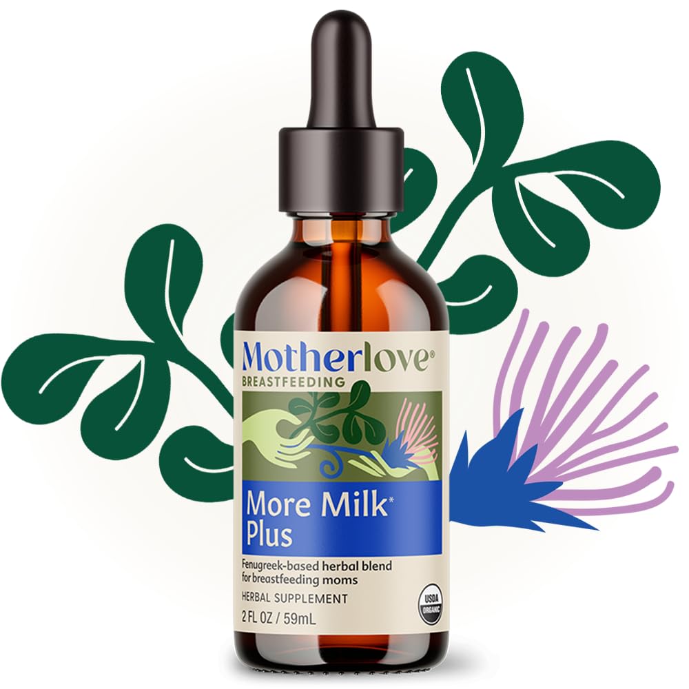 Motherlove More Milk Plus (60 Liquid caps 2 Pack) Fenugreek-Based Lactation Supplement to Support Breast Milk Supply—Non-GMO, Organic Herbs, Vegan, Kosher