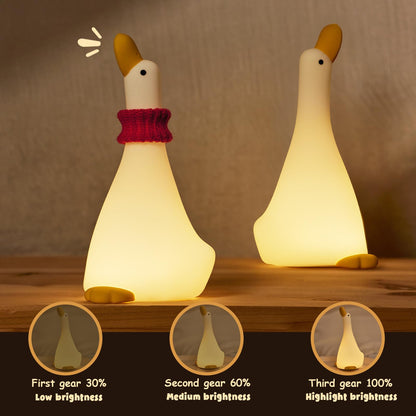 Night Light,LED Silicone Material, 3 Levels of Warm Light, Cute Animal Night Lamp for Kid's Room Decor and Breastfeeding Nursery, Squishy Novelty Bedside Lamp for Boys Girls Baby Children