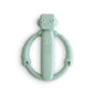 mushie Silicone Baby Daisy Rattle Teether Toy (Dusty Rose)