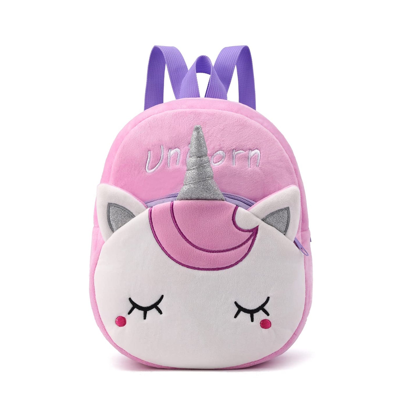 Toddler Backpack for Boys and Girls, Cute Soft Plush Animal Cartoon Mini Backpack Little For Kids 2-6 Years (Cows)