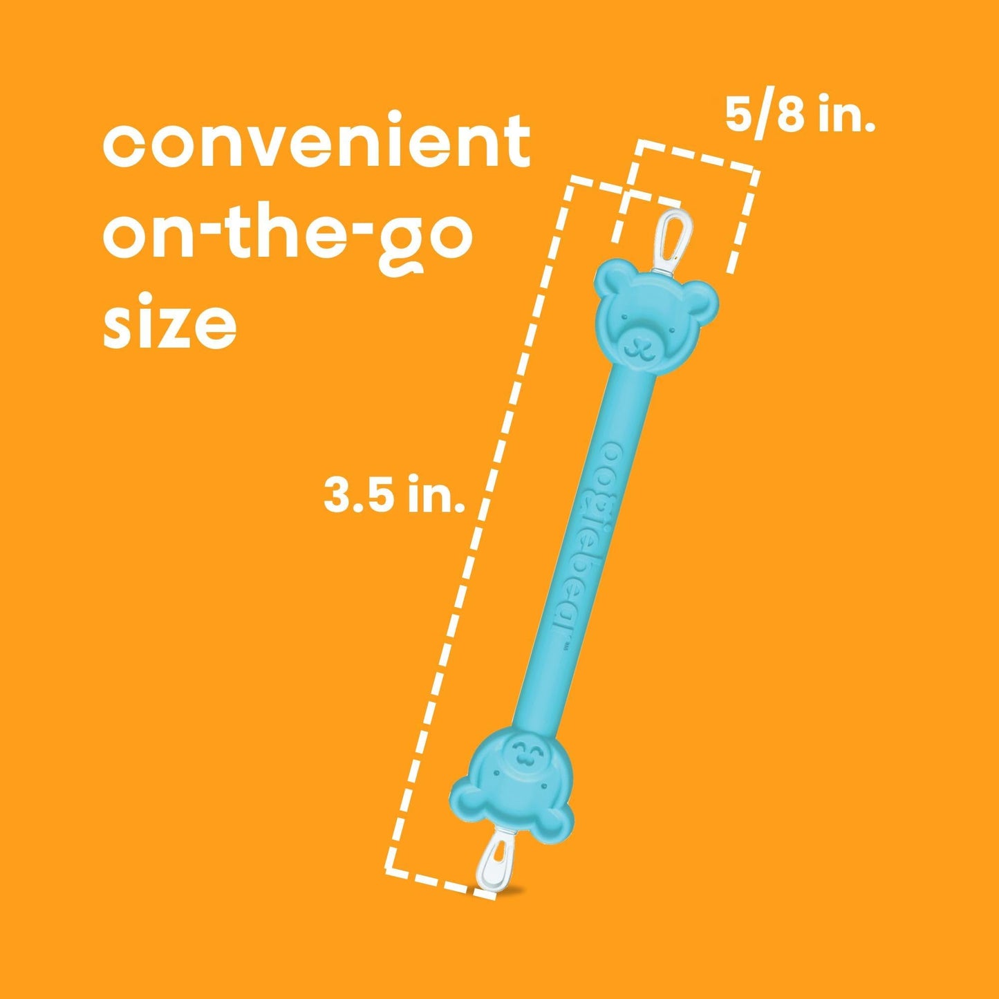 oogiebear: Baby Nose Cleaner & Ear Wax Removal Tool - Safe Booger & Earwax Removal for Newborns, Infants, Toddlers - Dual-Ended - Essential Baby Stuff, Diaper Bag Must-Have, with CASE