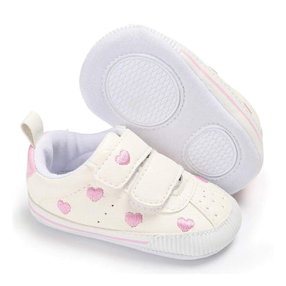 E-FAK Baby Shoes Boys Girls Infant Sneakers Non-Slip Rubber Sole Toddler Crib First Walker Shoes