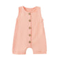 Infant Newborn Baby Boys Girls Cotton Linen Romper Summer Jumpsuit Sleeveless Overalls Clothing Set