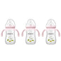 Baby Bottles, Weighted Straw Toddler Milk Bottles with Non-Slip Handle, Size + Variable Fast Flow, 12+ Months, BPA-Free, Blue/1Pack/9oz