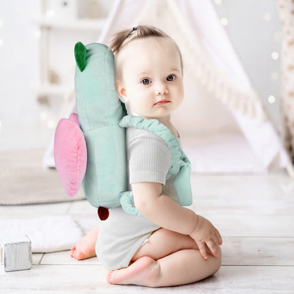 Baby Toddler Walker Head Protector Backpack Adjustable Wear Head Protection Safety Pad Backpack Baby Toddler & Walker Walking & Crawling Cute Owl MTY