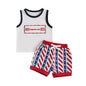 Kupretty Baby Boy Summer Clothes Sleeveless Tank Tops Vest T-Shirt + Casual Shorts Toddler Outfits Set