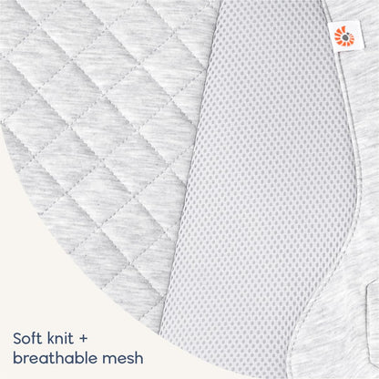 Ergobaby Evolve 3-in-1 Mesh Bouncer, Adjustable Multi Position Baby Bouncer Seat, Fits Newborn to Toddler, Grey Mesh