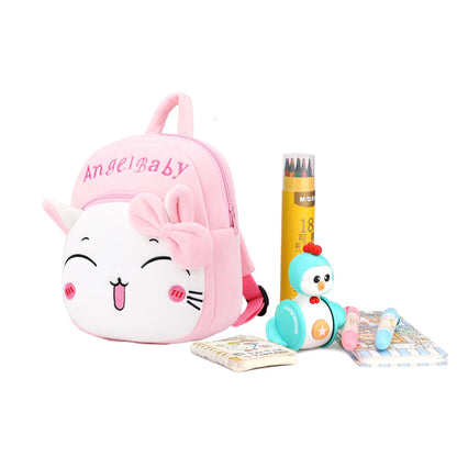 Cute Toddler Backpack Plush Animal Cartoon Mini Travel Daycare Bag for Baby Girl Boy 2-6 Years (Shark Blue)