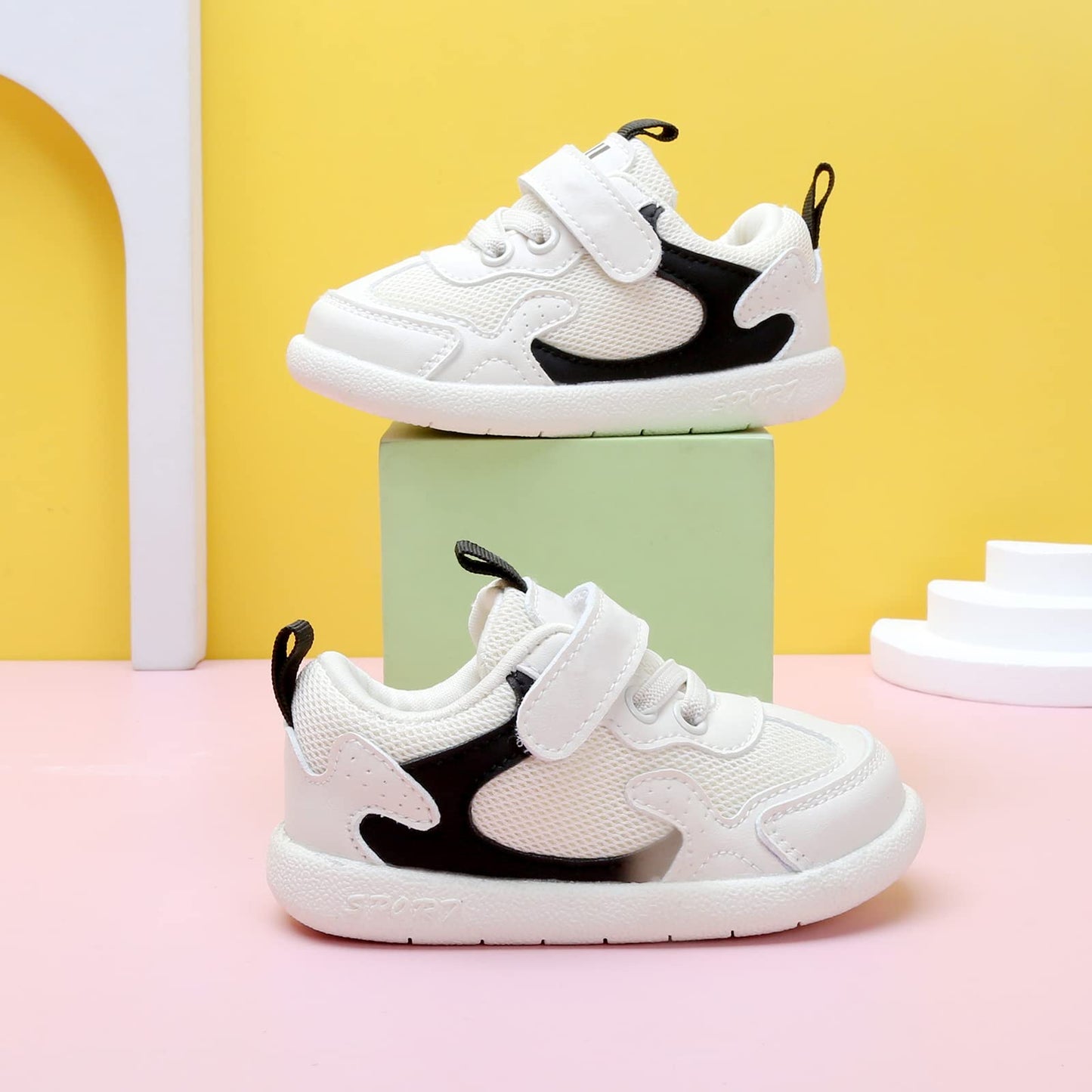 Baby Boy Girl Shoes Infant Non Slip Sneakers Breathable Lightweight Toddler First Walking Shoes 6 12 18 24 Months