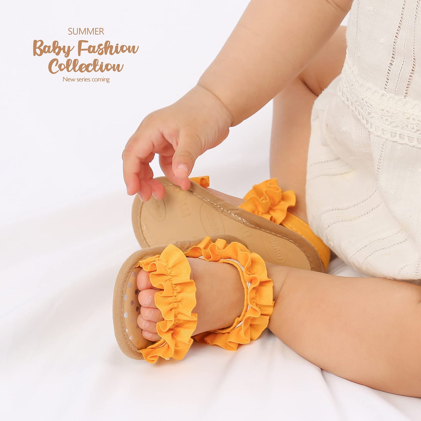 Infant Baby Girls Boys Summer Sandals Premium Unisex Non Slip Rubber Soft Sole Breathable Toddler First Walker Outdoor Beach Shoes