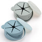 Silicone Snack Cups for Toddlers, Toddler Snack Containers, Baby Treat Catcher with DustProof Lid 2 Pack Dishwasher Safe and BPA Free 9 Oz