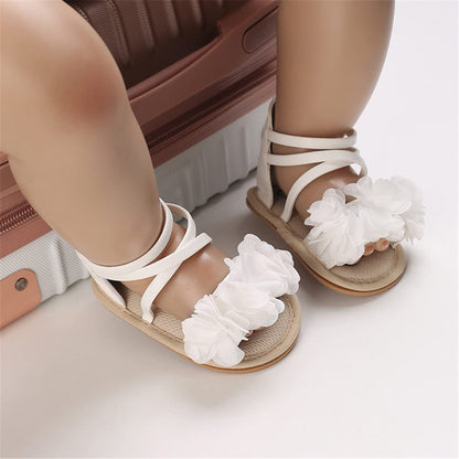 LAFEGEN Baby Boys Girls Summer Sandals 2 Straps Anti Slip Soft Sole Beach Infant Shoes Toddler First Walker Newborn Crib Shoes(3-18Months)