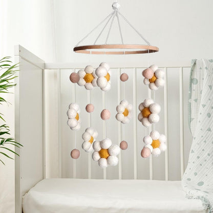 Baby Crib Mobile Crib Hanging Toy, Boho, Stroller Hanging Toy, Wind Chime Photography Props for Stroller, Nursery, Style B