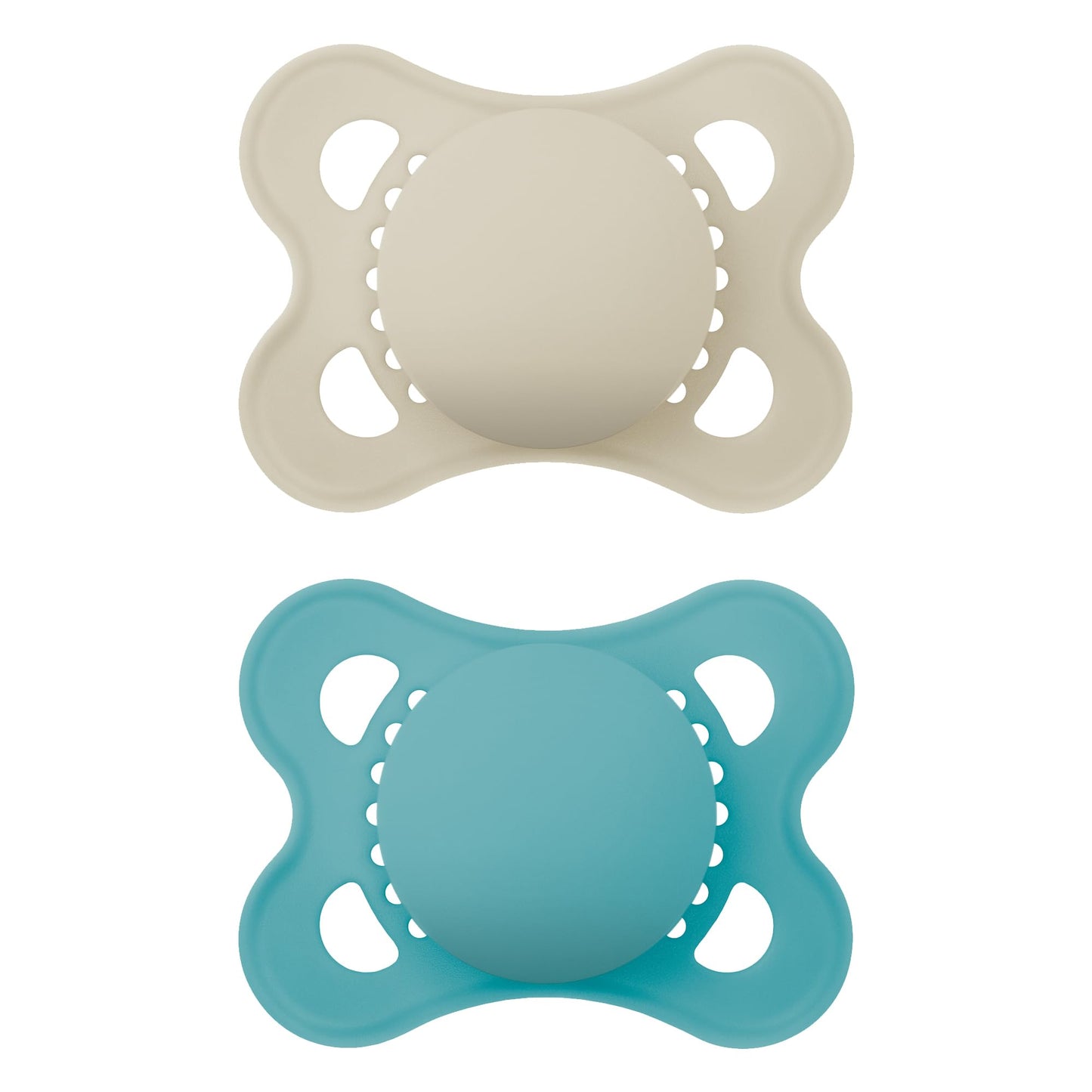 MAM Original Matte Baby Pacifiers, Binky for Boys 0-6 Months, BPA-Free Silicone Nipple, Easy to Clean, Best for Newborn Babies, Developed with Medical Experts, 2 Count Binkies with Sterilizer Case