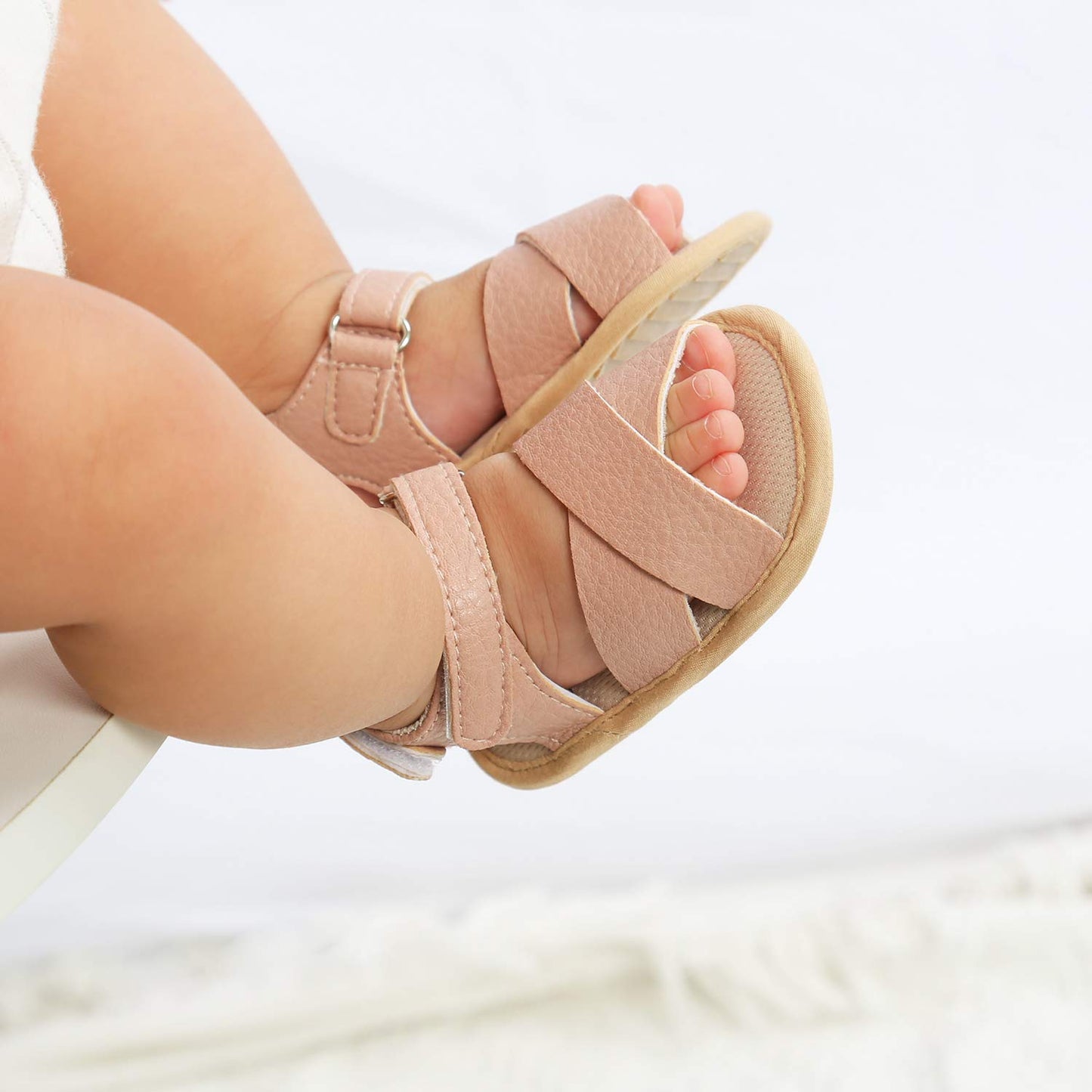 Baby Girls Boys Summer Sandals Unisex Infant Premium Soft Anti-Slip Rubber Sole Toddler Outdoor Beach Walking Shoes