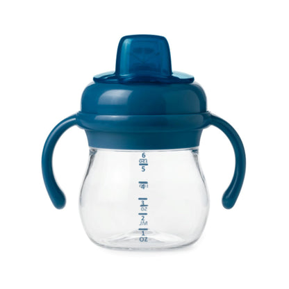 OXO Tot Transitions Soft Spout Sippy Cup with Removable Handles - 6 oz. - Blossom