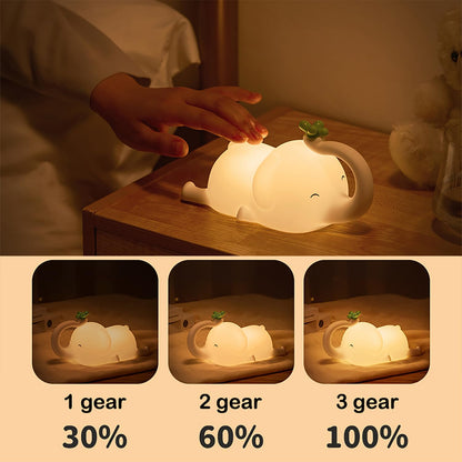 Cute Frog Night Light for Kids, Color Changeable Soft Silicone Sleeping Night Lamp for Nursery, Dimmable Timer Rechargeable Colorful Baby's Light Room Decor Children Gifts