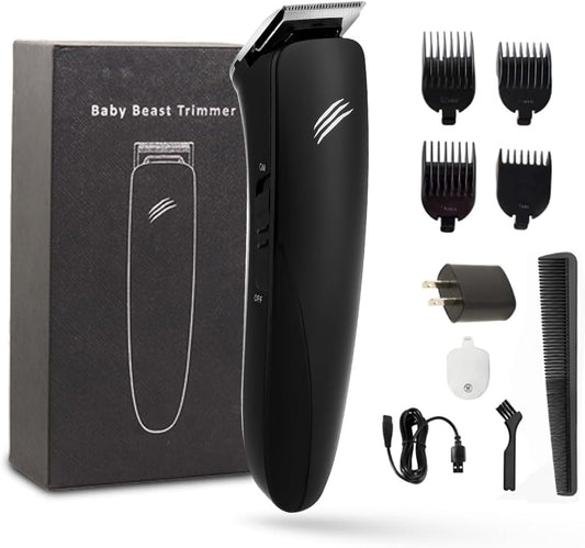 Skull Shaver Baby Beast Trimmer: Ultimate Cordless Hair & Beard Trimmer with Precision Blades | Complete Grooming Kit