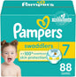 Pampers Baby Diapers - Swaddlers - Size 1, 198 Count, Ultra Absorbent Disposable Infant Diaper