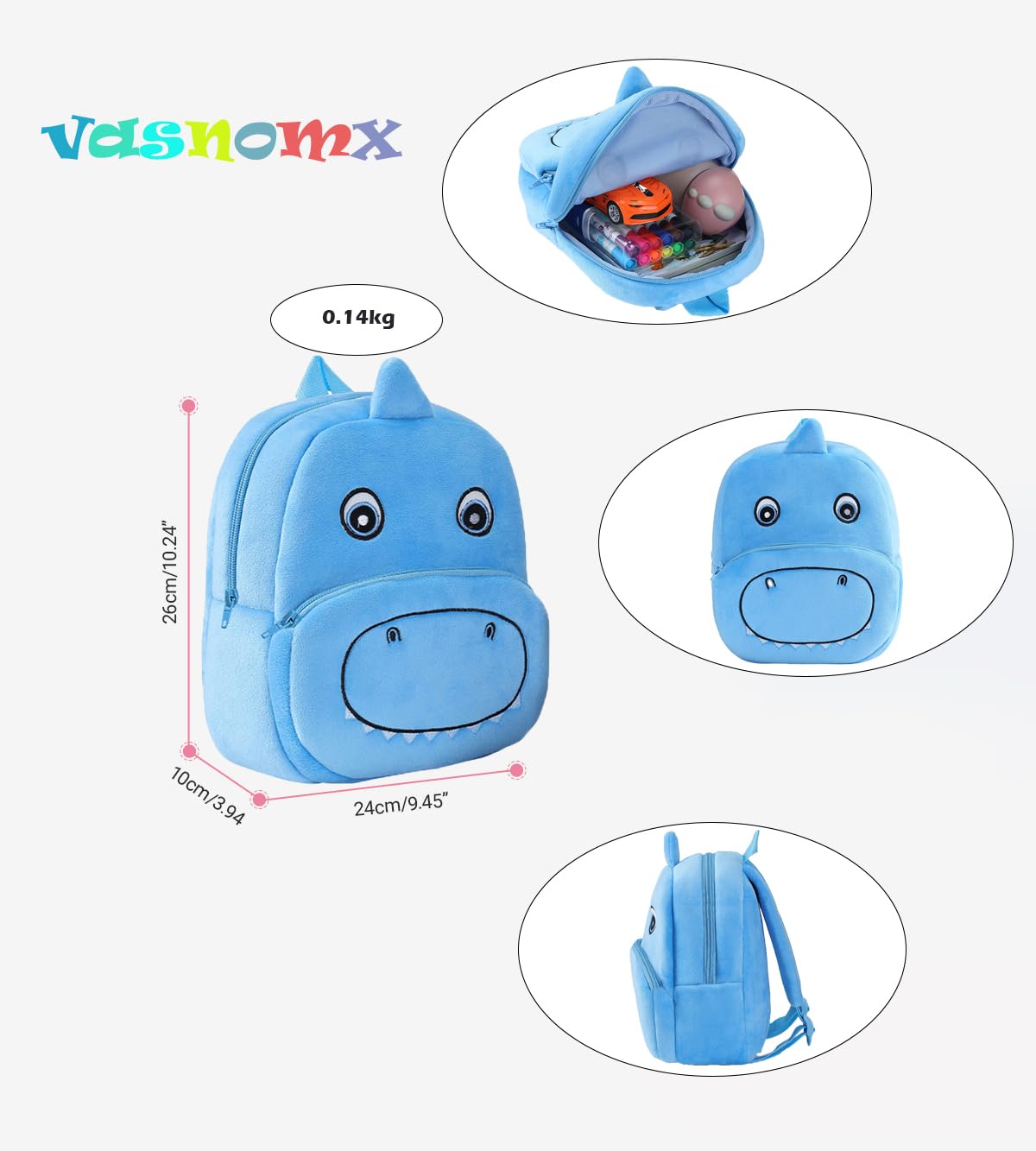 Cute Plush Toddler Backpacks Mini Brown Owl Backpack for Kids Real Littles Backpack for Boy Girl