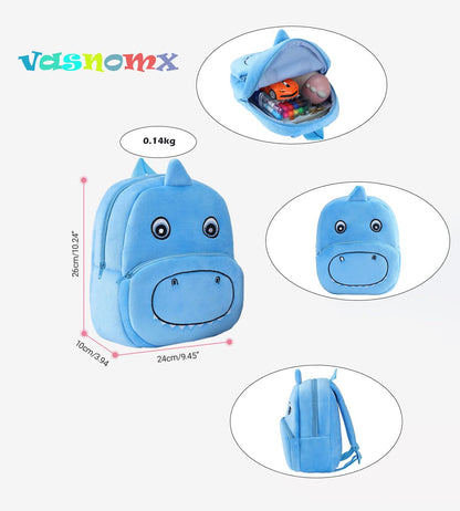 Cute Plush Toddler Backpacks Mini Brown Owl Backpack for Kids Real Littles Backpack for Boy Girl