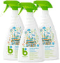 Babyganics Multi Surface Cleaner, Fragrance Free, For Hard Surfaces, Glass, Stainless Steel, Tiles, and Walls, 32 Fl Oz Spray Bottle (Pack of 3)