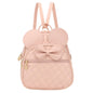 KL928 Girls Bowknot Polka Dot Cute Mini Backpack Small Daypacks Convertible Shoulder Bag Purse for Women