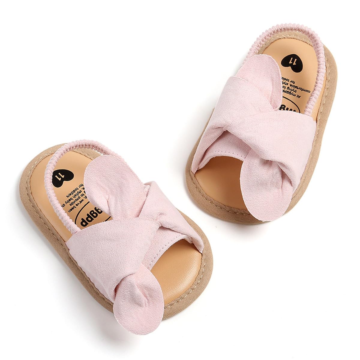 HsdsBebe Baby Girls Sandals Bohemia Flower Bow Soft Sole Toddler First Walkers Beach Summer Shoes