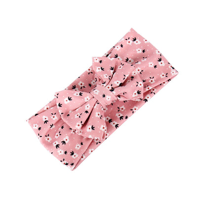 Galabloomer Newborn Receiving Blanket Headband Set Baby Flower Swaddle (vintage flower)