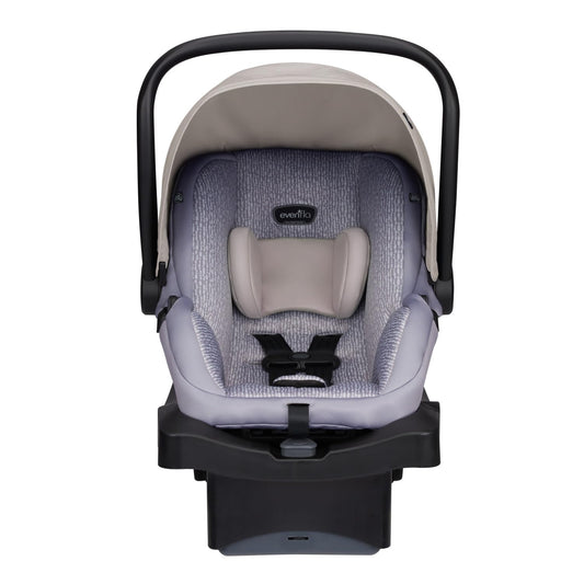 Evenflo LiteMax 35 Infant Car Seat (River Stone), Lightweight, Extended Use, Belt Lock-Off, Ergonomic Handle