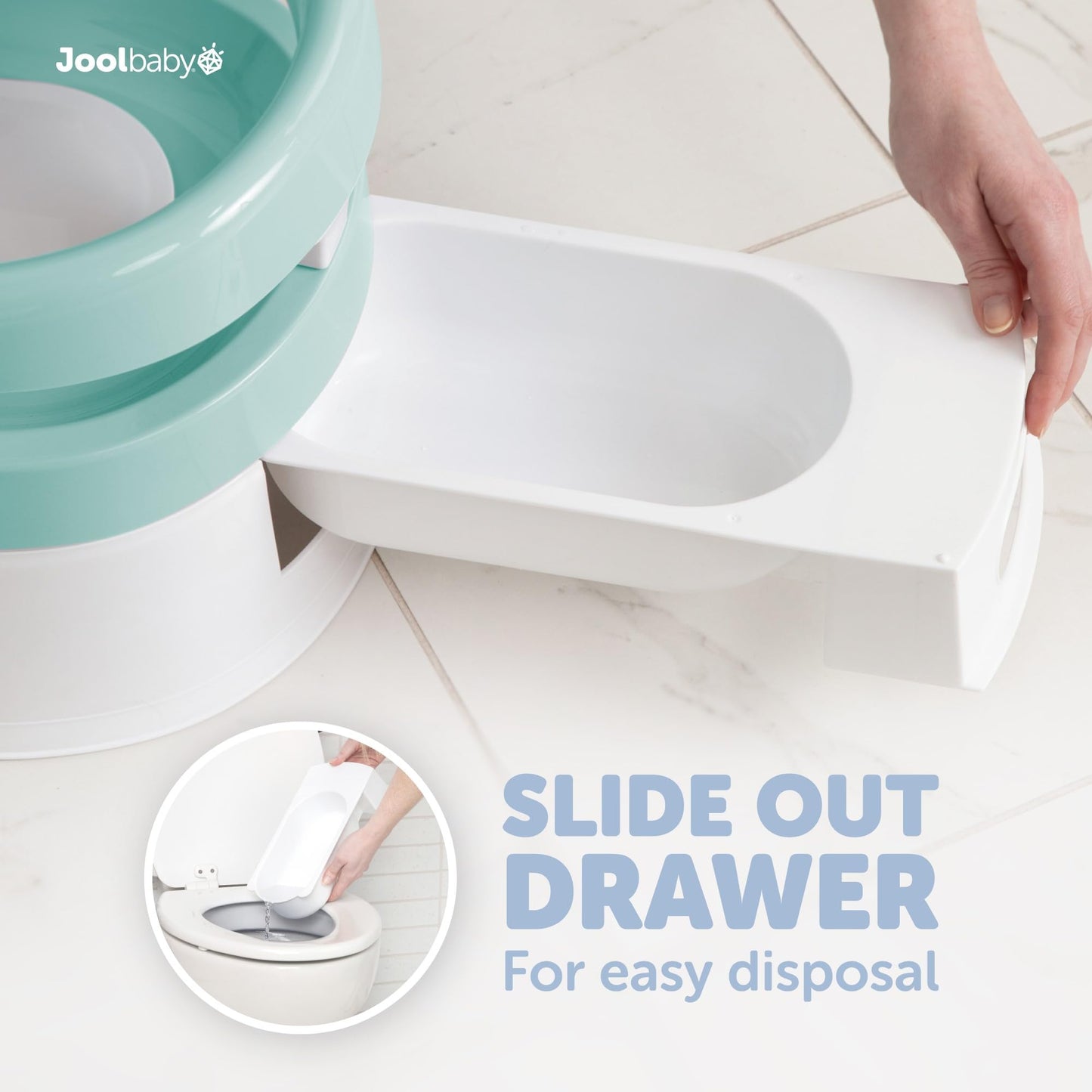Jool Baby Potty Chair for Toddler Toilet Training - Splash Guard & Back Support (Pink)