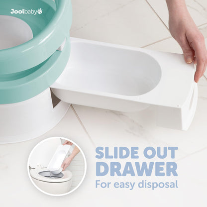 Jool Baby Potty Chair for Toddler Toilet Training - Splash Guard & Back Support (Pink)