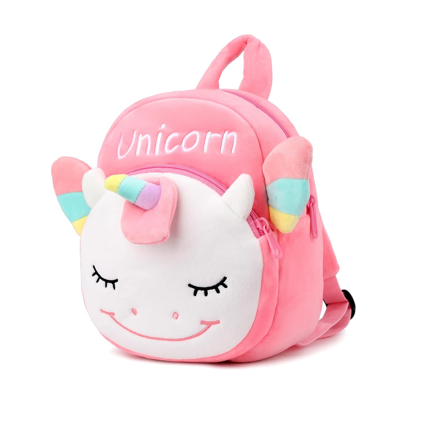 Cute Toddler Backpack Plush Animal Cartoon Mini Travel Daycare Bag for Baby Girl Boy 2-6 Years (Shark Blue)