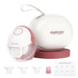 Momcozy Breast Pump Hands Free Mobile Style | M6, Wearable Breastfeeding Pump Ideal Rhythm for More Milk, DoubleFit Flange More Fit & Discreet with 3 Modes & 9 Levels, 24mm - 2 Pack Cozy Red
