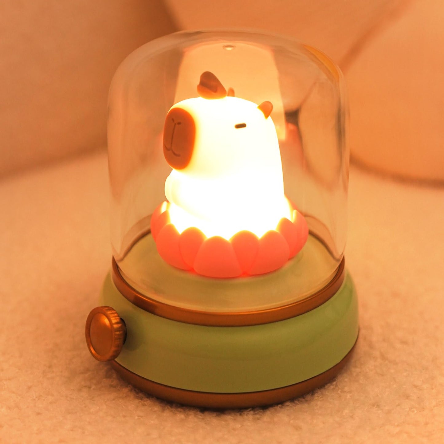 Cute Chibi Flame Lamp, Anime Cozy Lights, Retro Rechargeable Night Light, Decor, Cute Desk Accessories, Gifts