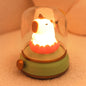 Cute Chibi Flame Lamp, Anime Cozy Lights, Retro Rechargeable Night Light, Decor, Cute Desk Accessories, Gifts