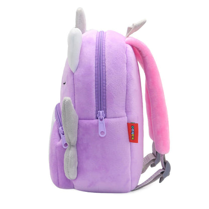Cute Toddler Backpack Plush Animal Cartoon Mini Travel Daycare Bag for Baby Girl Boy 2-6 Years (Shark Blue)