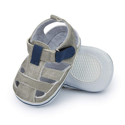 HsdsBebe Infant Baby Boys Girls Summer Beach Sandals Breathable Athletic Anti-slip Soft Sole Newborn First Walker Crib Shoes