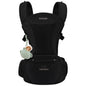 Bebamour Baby Carrier with Hip Seat,All-Position Breathable Mesh Hip Seat & Carrier 0-36Months with Head Hood, 3 PCS Teething Pads, Waist Extender,Storage Bag & Pacifier Case(Khaki)