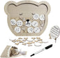 Baby Shower Guest Book Bear Style Baby Shower Decorations for 50 Guests with Pen, Newborn Party Gifts for Soon to Be Moms Baby Shower Guest Book Alternatives Set