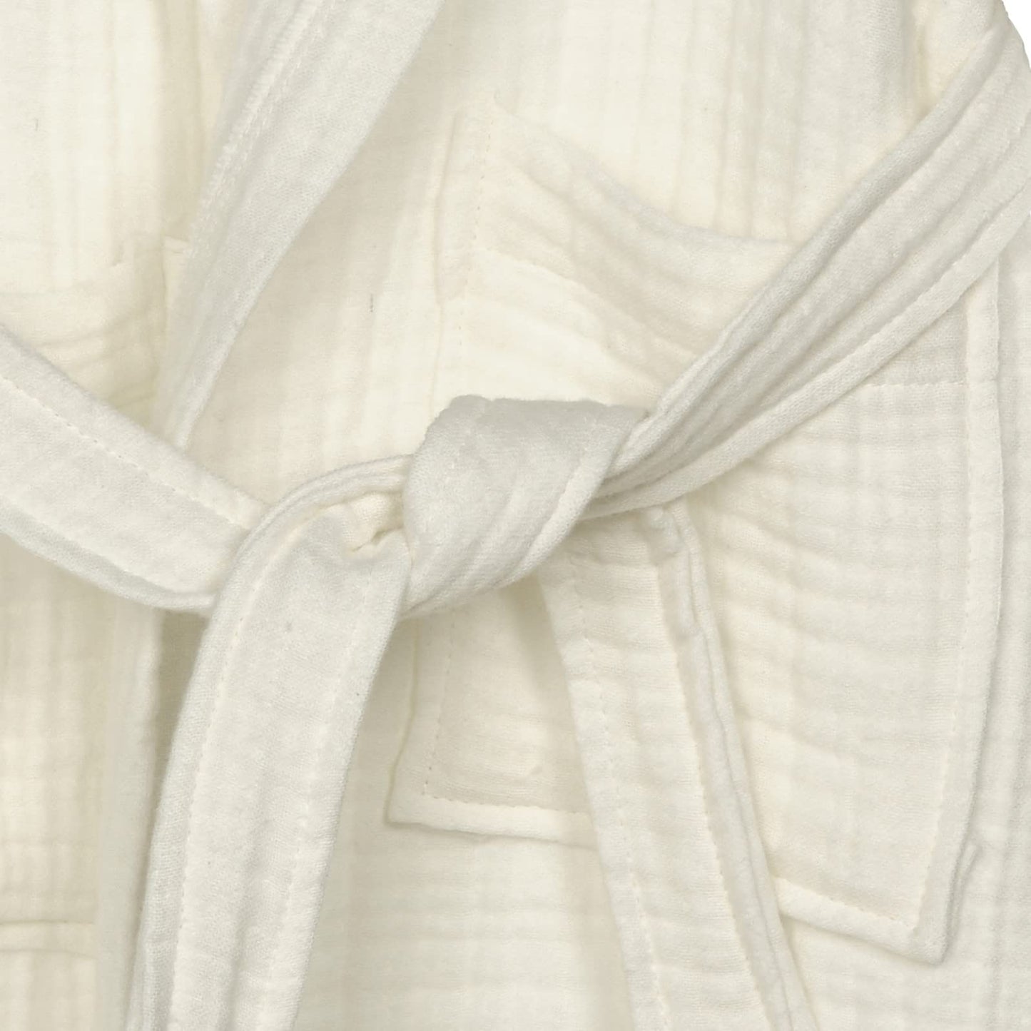 D&D Collection Kids Muslin Bathrobe Poncho, Organic Turkish Cotton Hooded Bath Towel, Premium Soft Muslin, for Girls Boys