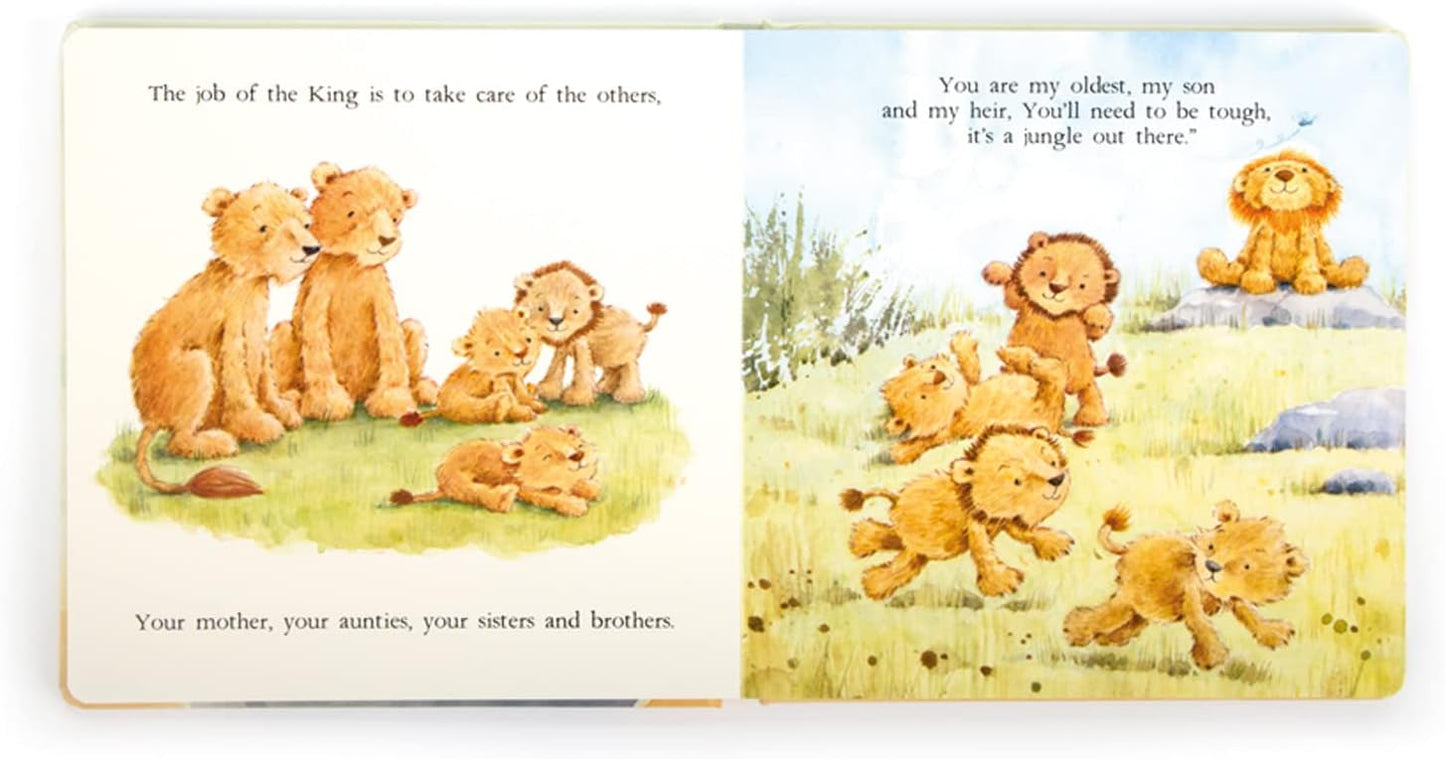Jellycat The Very Brave Lion: A Baby Board Book Children's Book - Baby Gift