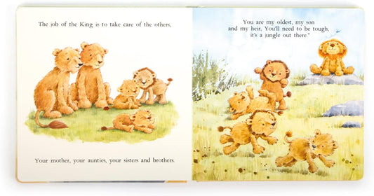 Jellycat The Very Brave Lion: A Baby Board Book Children's Book - Baby Gift