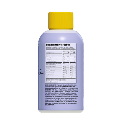 Beekeeper's Naturals Propolis Honey Cough Syrup Daytime for Kids Immune Support with Elderberry, Vitamin C, Vitamin D & Raw Honey - Throat Soothing - Gluten Free & Clean Ingredients, 4 oz.