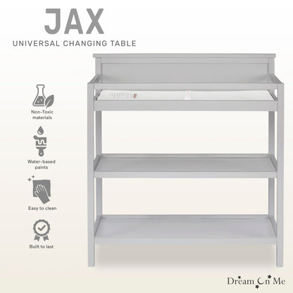 Dream On Me Jax Universal Changing Table, Blush Pink , 34x20x40 Inch (Pack of 1)
