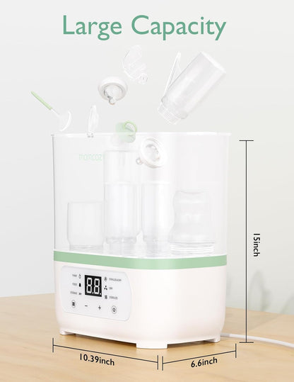 Momcozy Bottle Sterilizer and Dryer, 8-in-1 Electric Steam Baby Bottle Sterilizer for Baby Bottles, Baby stuffs & Breast Pump Accessories