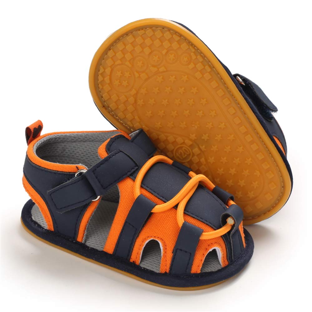 Baby Girls Boys Summer Sandals Unisex Infant Premium Soft Anti-Slip Rubber Sole Toddler Outdoor Beach Walking Shoes