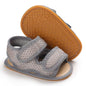 SOFMUO Baby Girls Boys Sparkly Bowknot Sandals Premium Soft Anti-Slip Rubber Sole Infant Summer Outdoor Shoes Toddler First Walkers