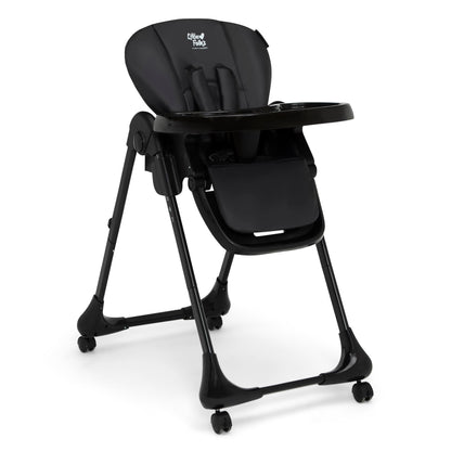Delta Children Little Folks 2-in-1 SlimFold High Chair for Babies and Toddlers, Sage Green